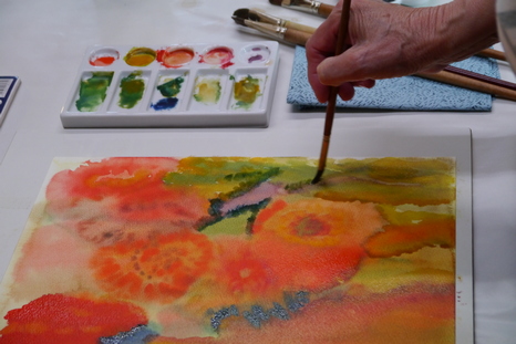 Aquarellmalen Nass-in-Nass-Technik