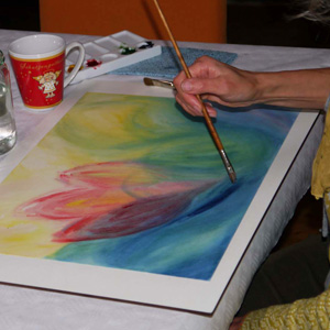 Aquarellmalen in der Kunsttherapie
