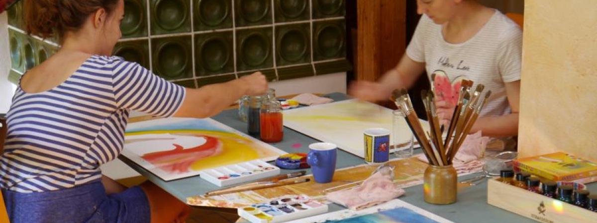 Offene Malgruppe - Kunsttherapie